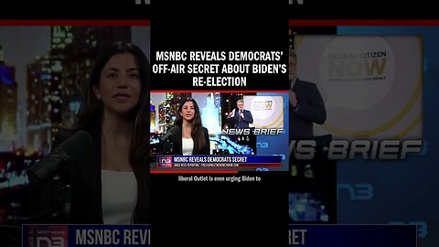 MSNBC Reveals Democrats’ Off-Air Secret about Biden’s Re-Election