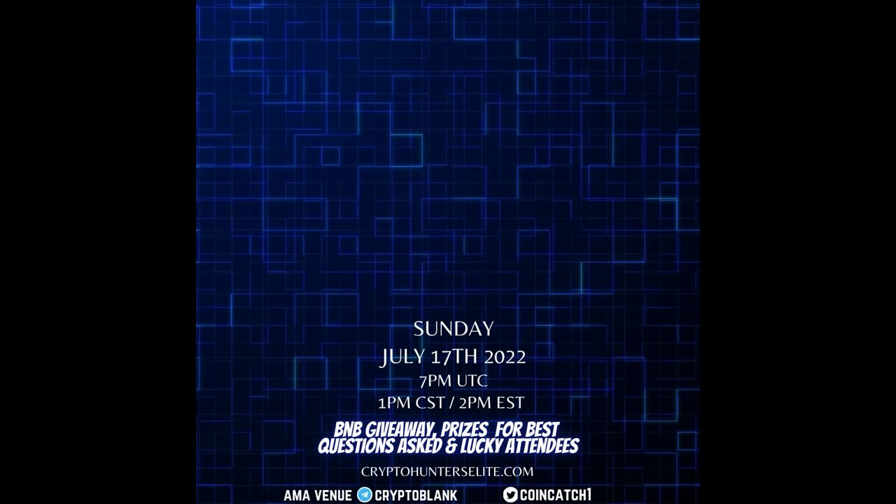 Prosperity Gold AMA with Crypto Hunters Elite July 17th
