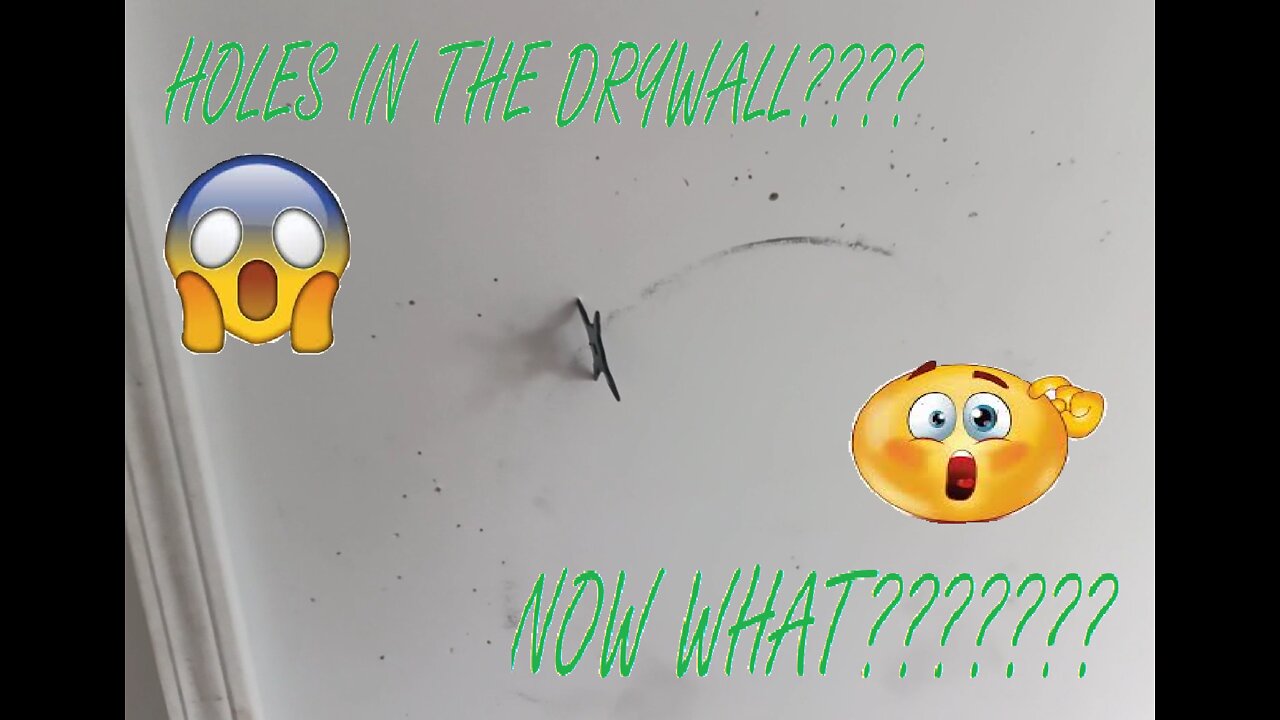 How to fix nail holes in drywall