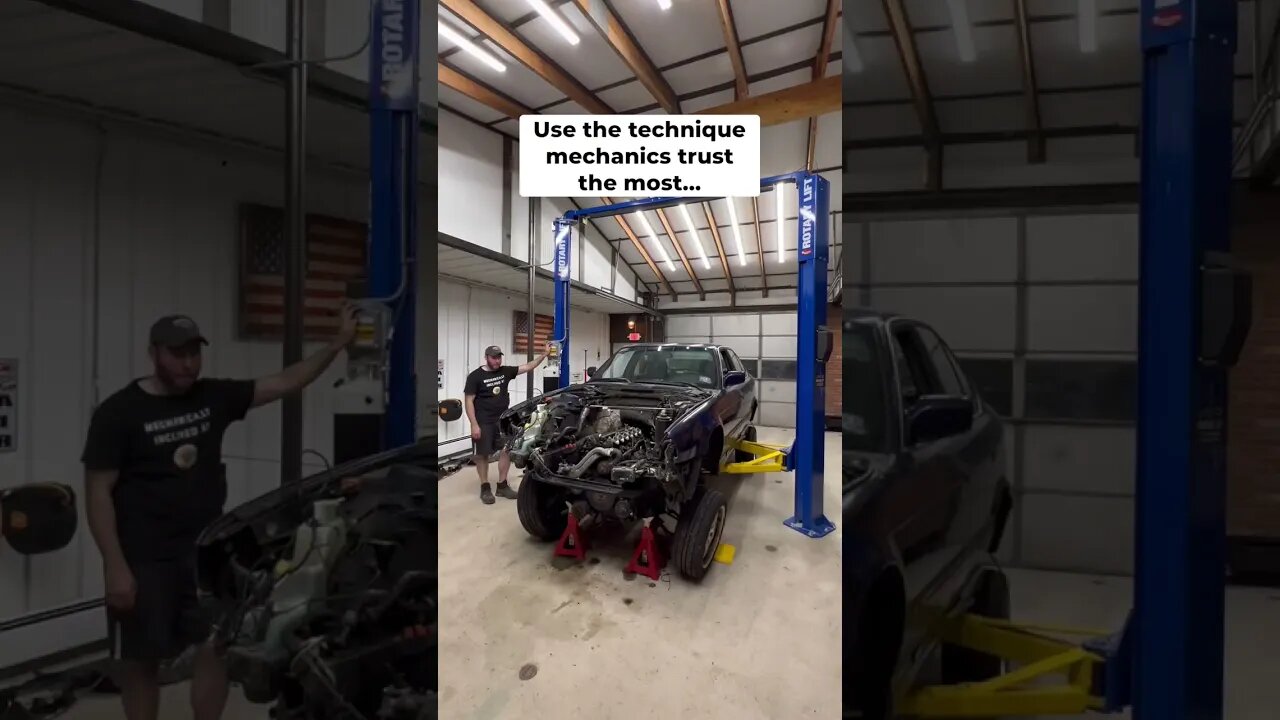 Use this expert mechanics technique #bmw #cars #bmwm5 #restoration #automotive #engine #mechanic