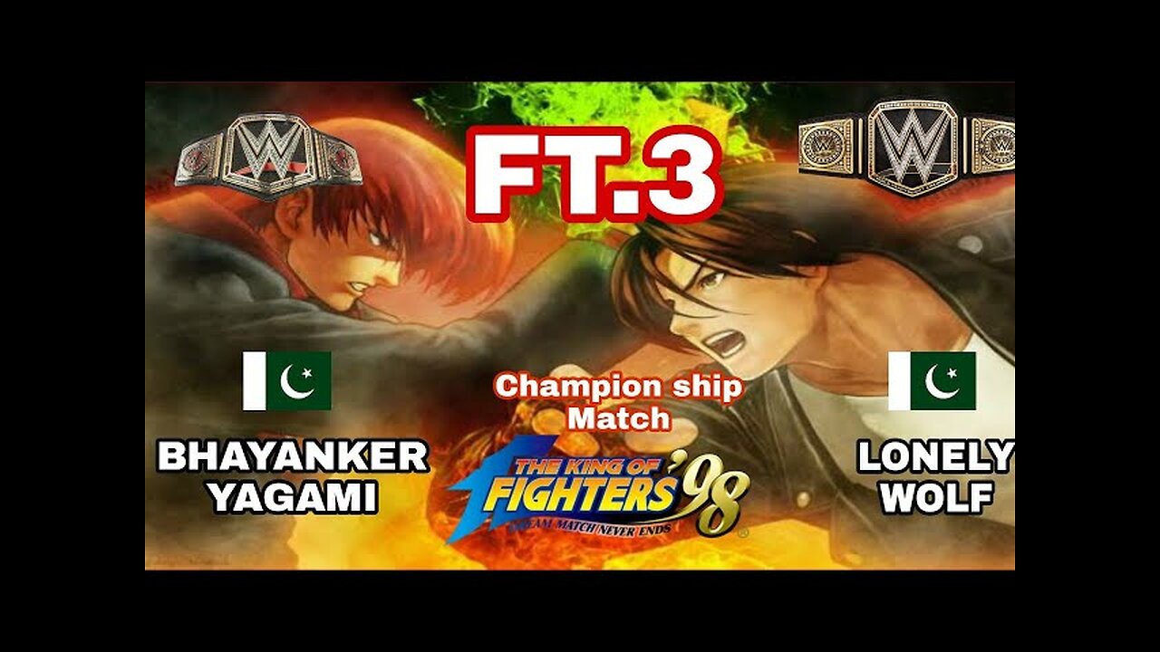 BHAYANKER YAGAMI 🇵🇰 ⚔️ LONELY WOLF 🇵🇰 | THE KING OF FIGHTERS 98 🔥 Ft.3 FIGHTCADE & YZKOF EMULATOR |