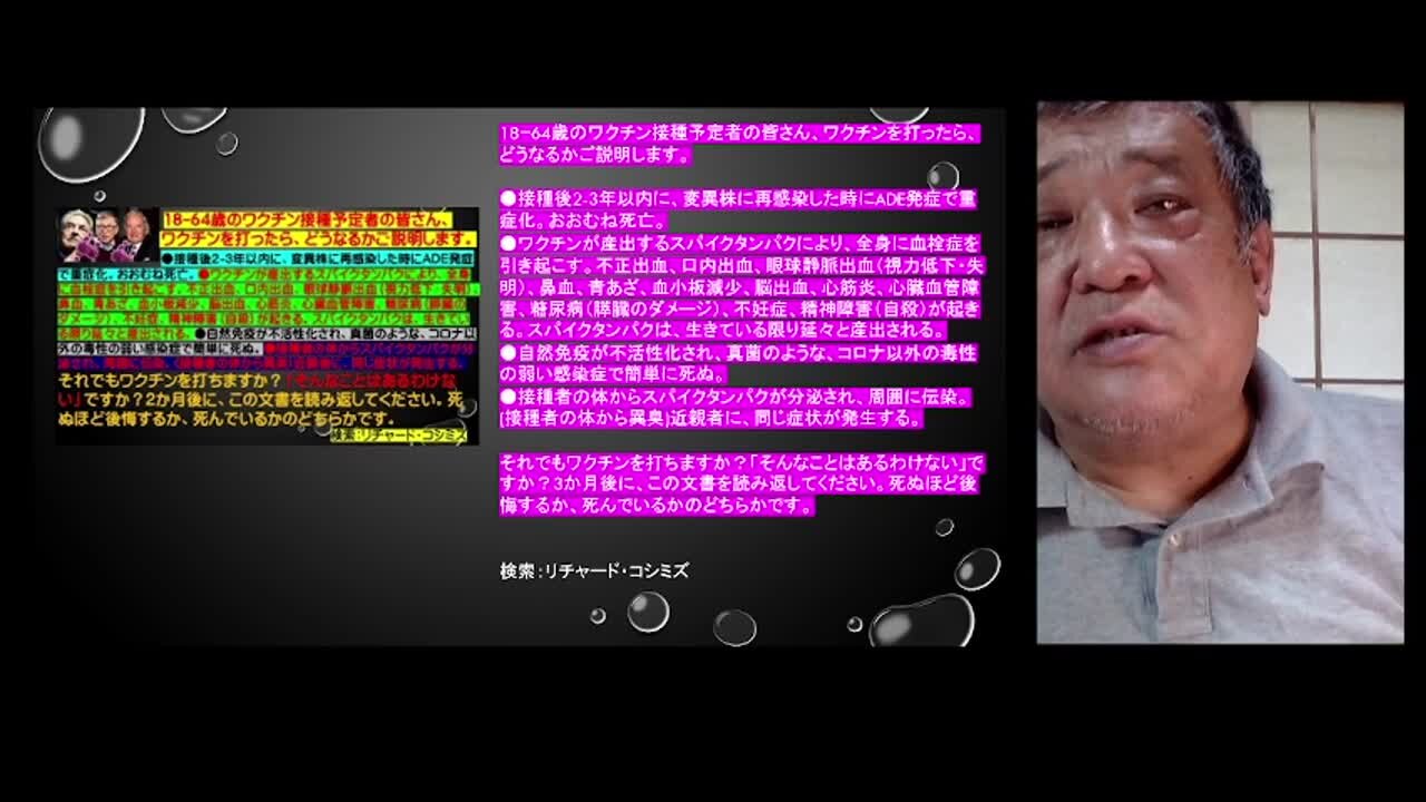 2021.06.17リチャード・コシミズ新型コロナウイルス戦争２９５