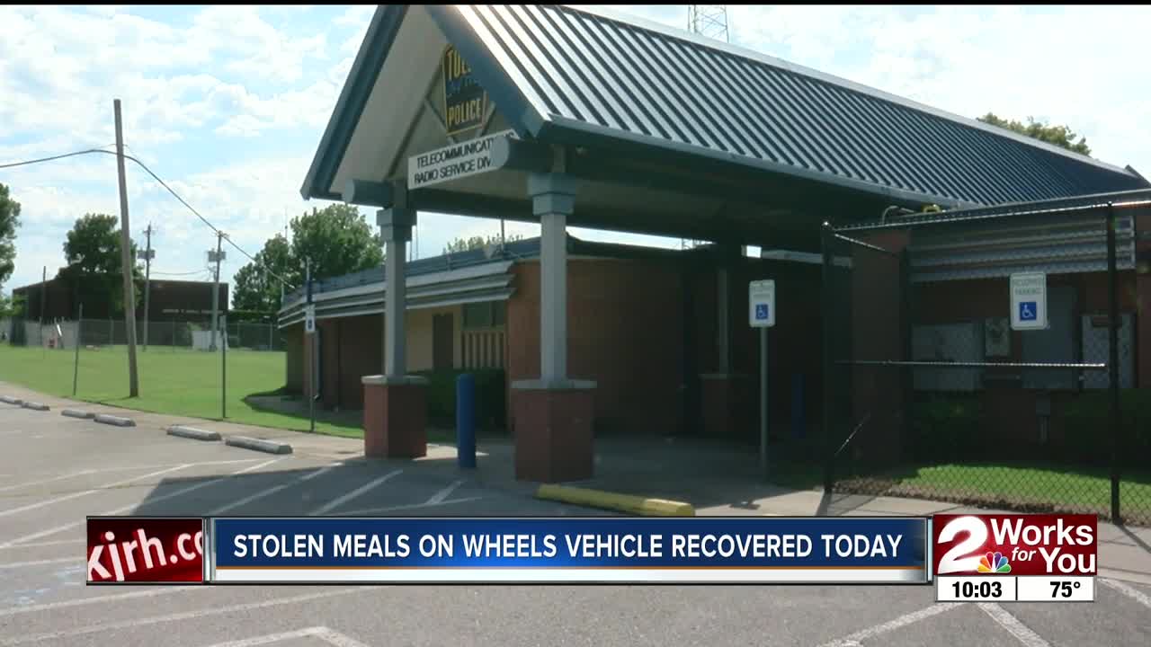 Stolen Meals on Wheels Vehicle Recovered Today