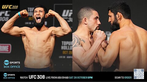 UFC 308: Ceremonial Weigh-in | Robert Whittaker vs. Khamzat Chimaev 💥