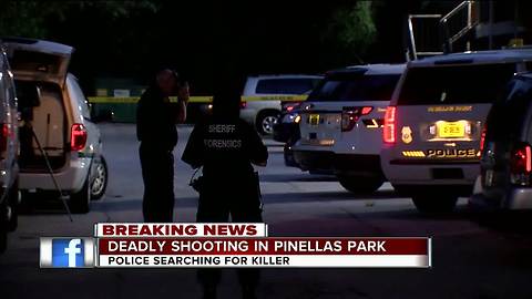 Pinellas Park police search for gunman after man fatally shot in parking lot