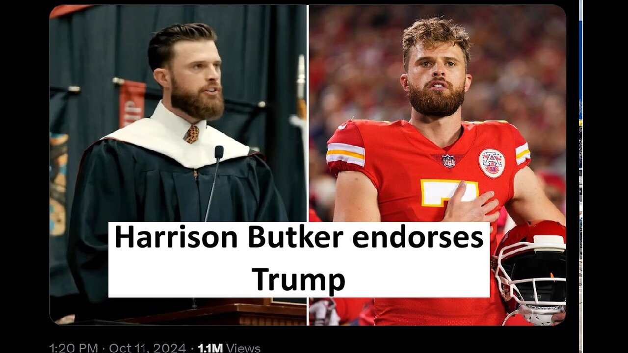 Harrison Butker based Chiefs kicker endorses Trump