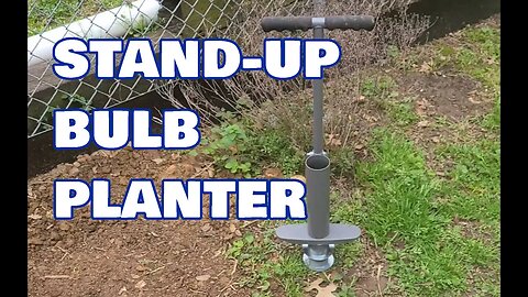 Walensee Bulb Planter Backyard Demo - solid, works great