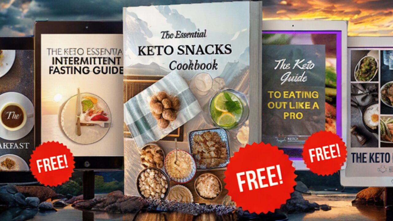 ⭐ The Keto Snacks Cookbook (Physical) - Free+Shipping ⭐