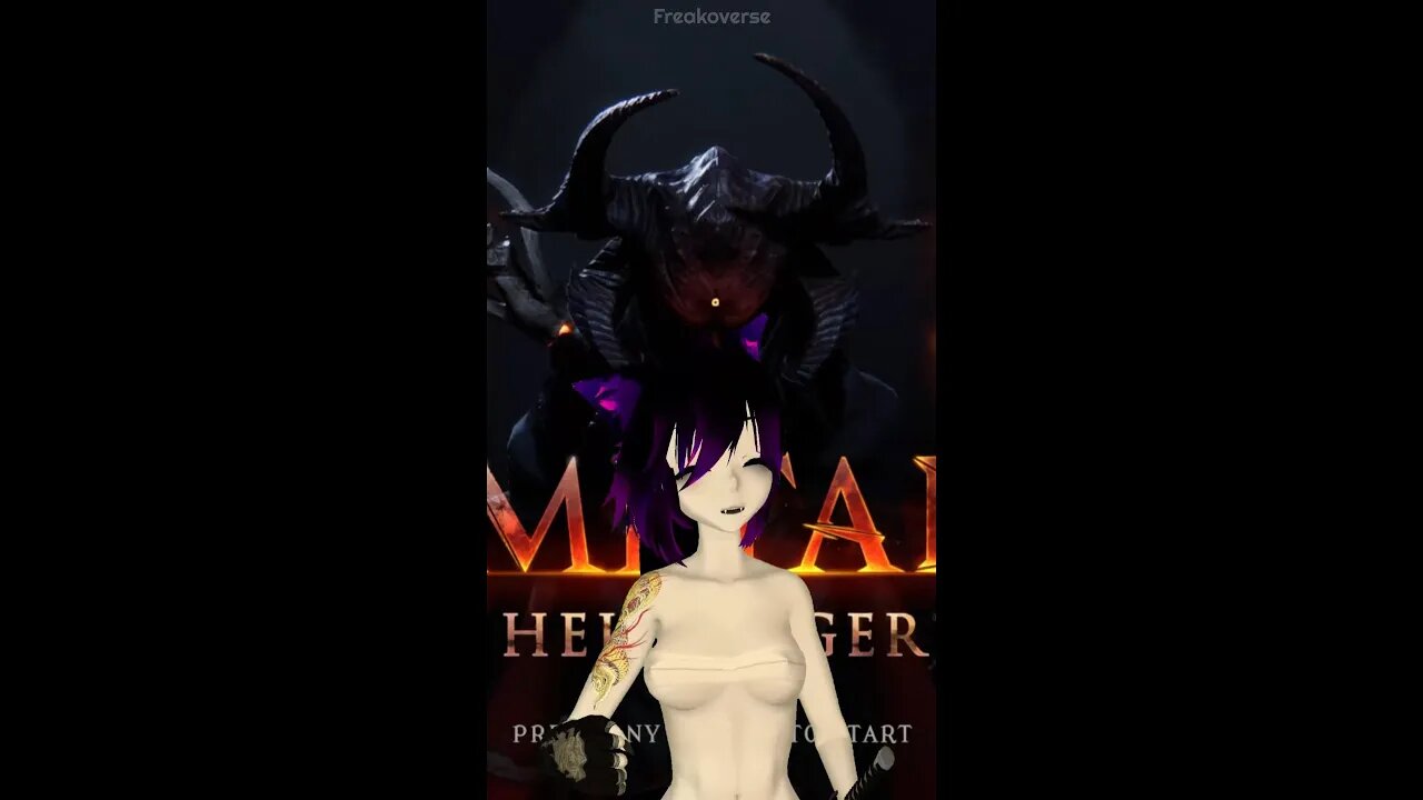 Checking out Metal: Hellsinger The main menu won me over