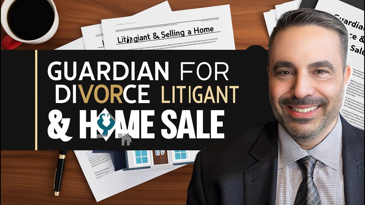 Guardian for a divorce litigant selling a home