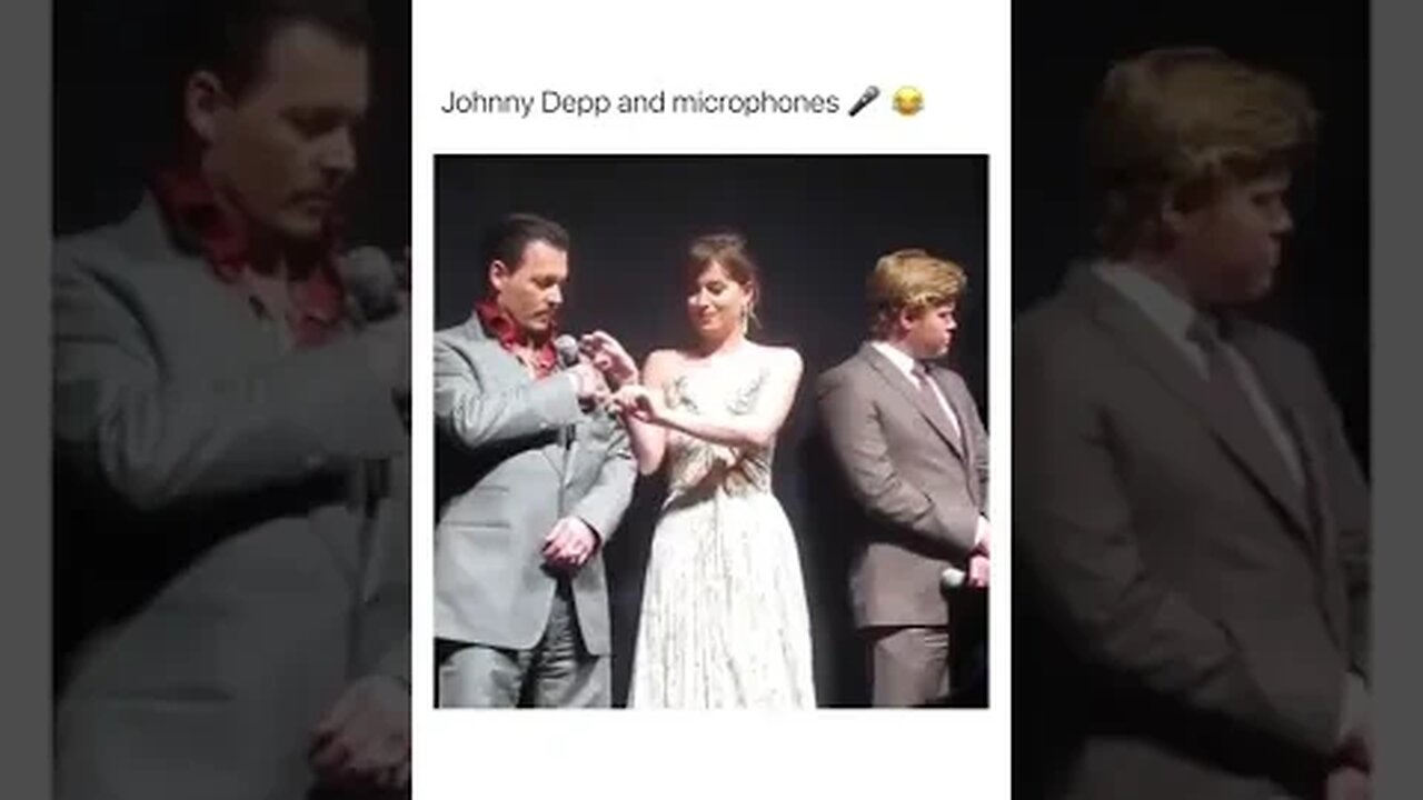Johnny Depp and Microphones