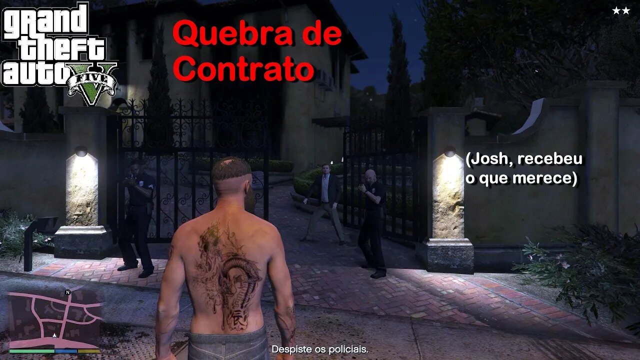 Quebra de Contrato (Josh Bernstein, agora sim, teve o que mereceu) - GTA 5 - Breach of Contract