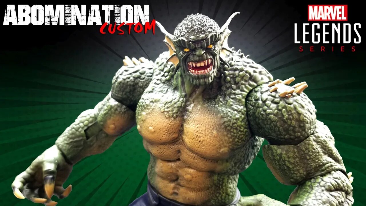 Custom Marvel Legends Comic Style Abomination BAF