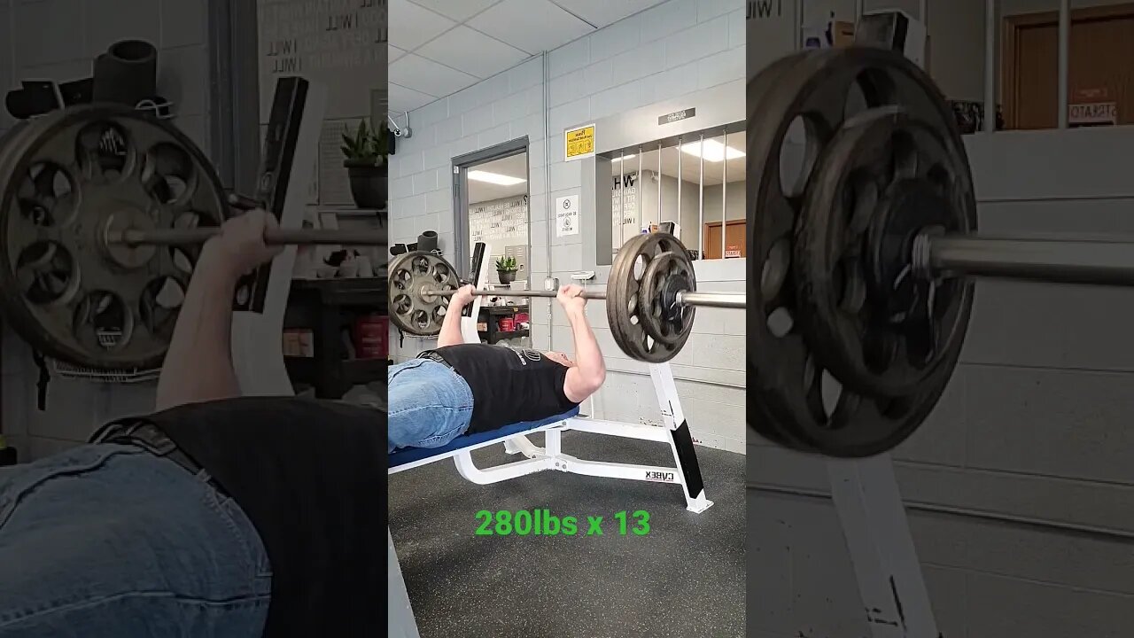 280lbs x 13 reps, Crazy 🤪 old man