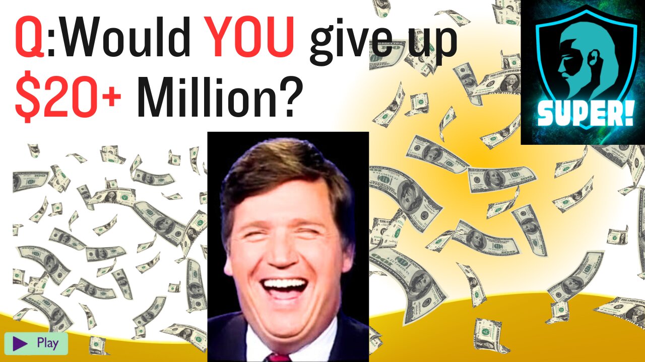 Q: would YOU give up $20+ MILLION? Part-1.