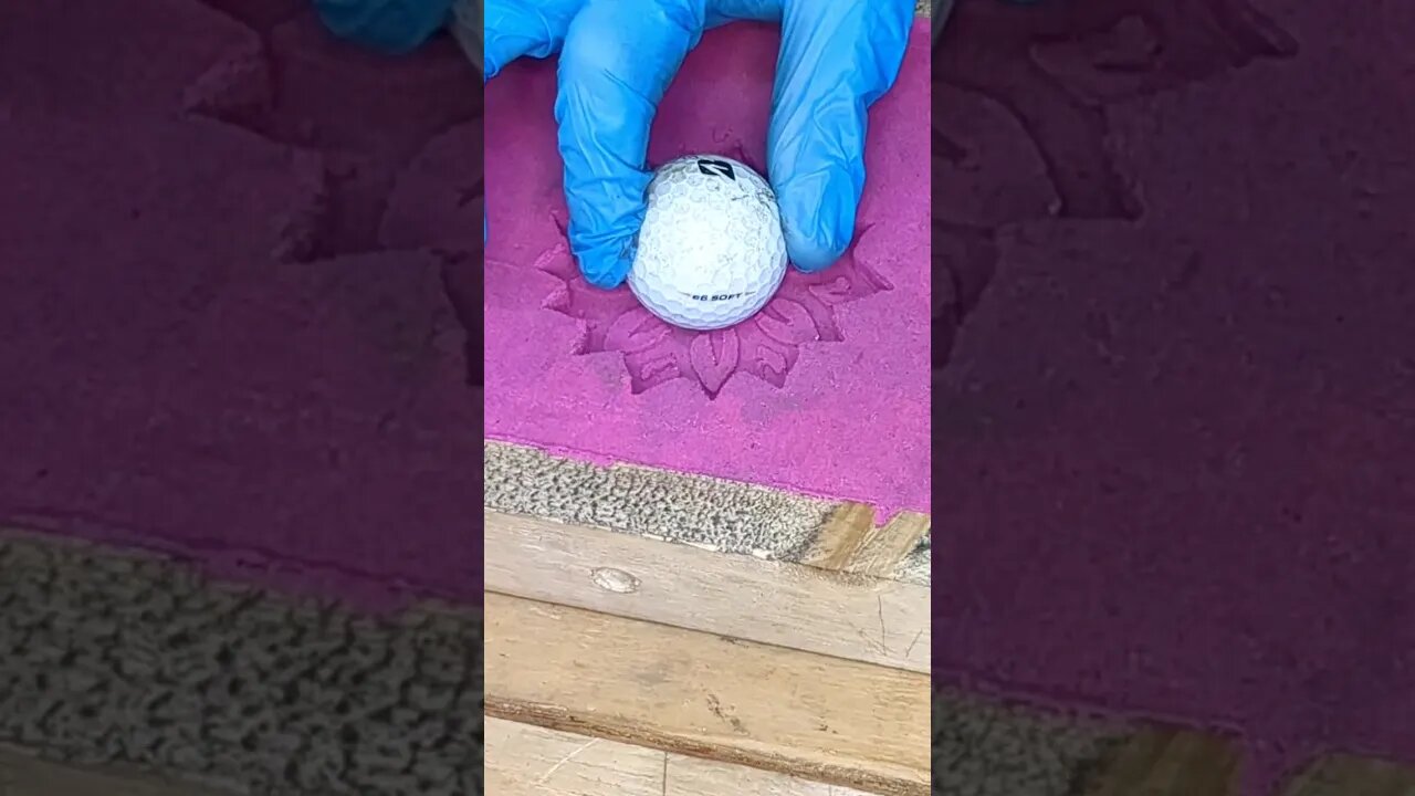 The Coolest way to use a Golf Ball #diy #art #creativity