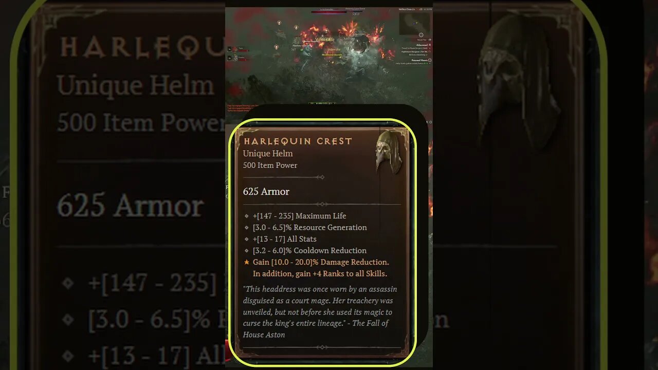 Harlequin Crest - MOST RAREST & BROKEN Items in Diablo 4