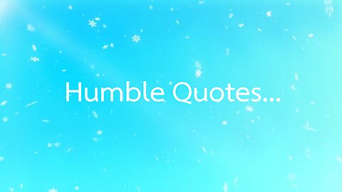 Humble Quotes