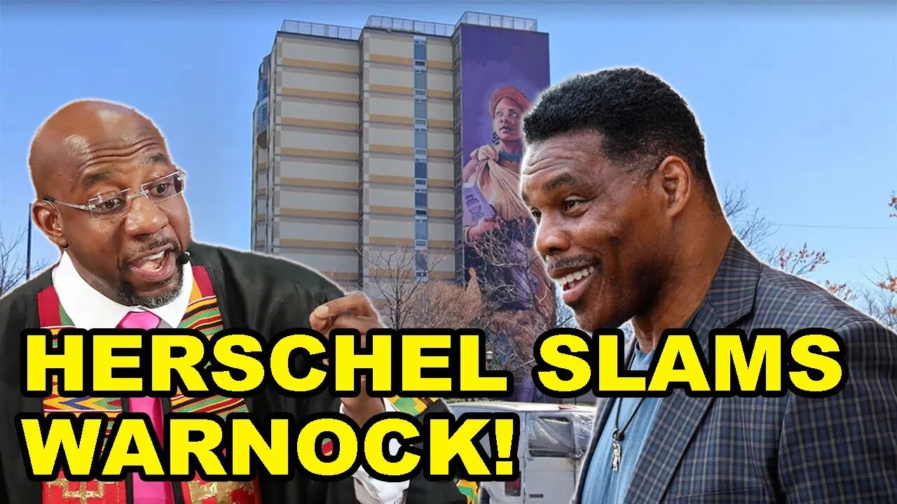 Herschel Walker SLAMS Raphael Warnock for EVICTING poor people and pledged to pay the back rent!