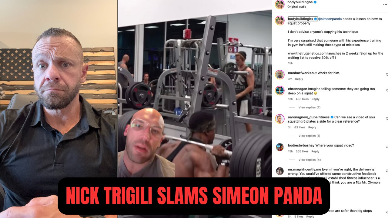 Nick Trigili Blasts Simeon Panda - Mike Israetel Critiques Rich Piana & More | Daily Fit Ep. 1