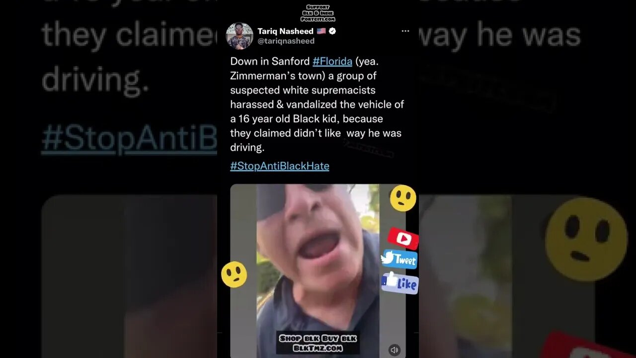 Suspected YT supremacists harassed & vandalized the vehicle of a 16 year old BLk kid
