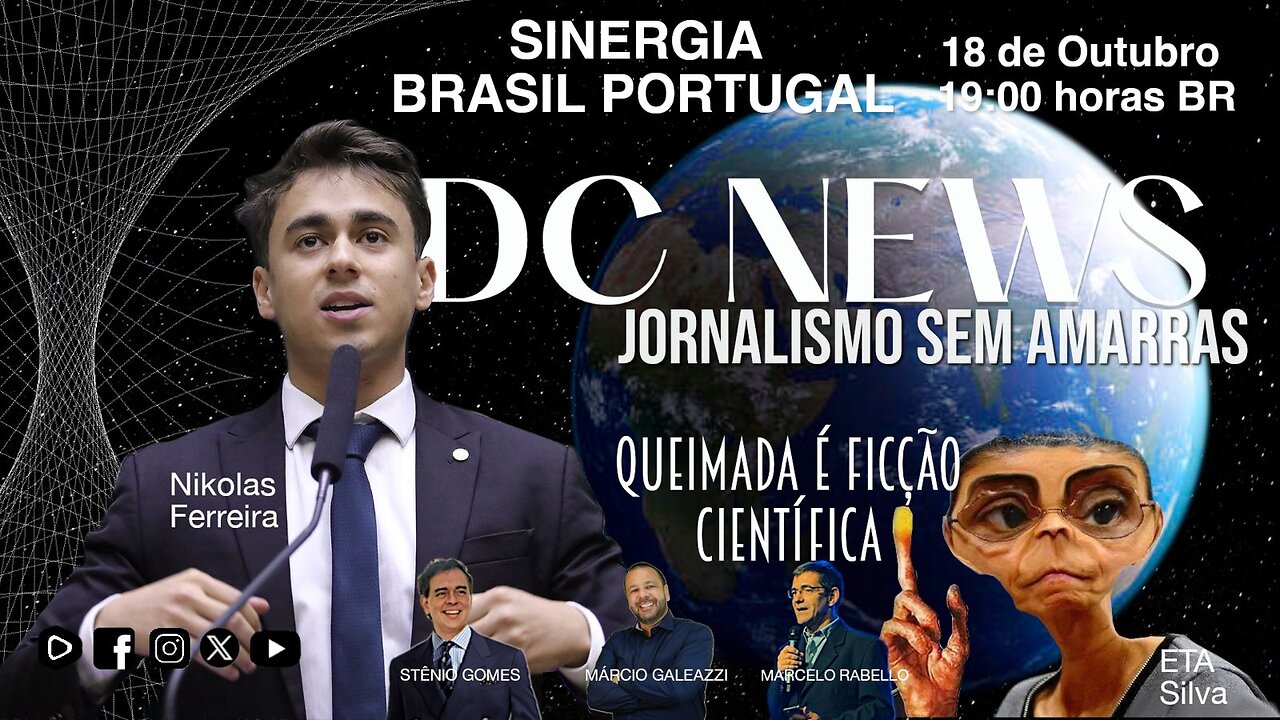 SINERGIA BRASIL PORTUGAL - 18/10/2024 - QUEIMADA É FICÇÃO CIENTÍFICA