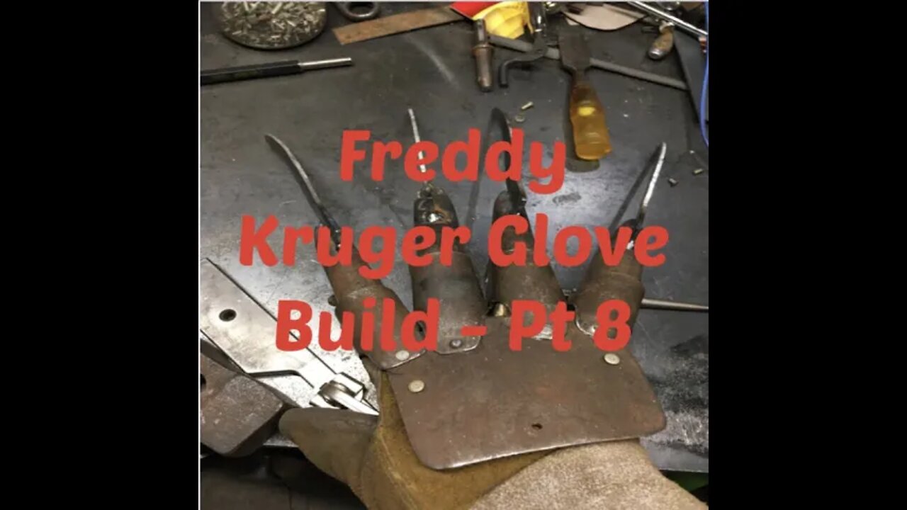 Freddy Kruger Glove Build - Part 8 - Numbers and Rust - Halloween Build - Nightmare in My Garage