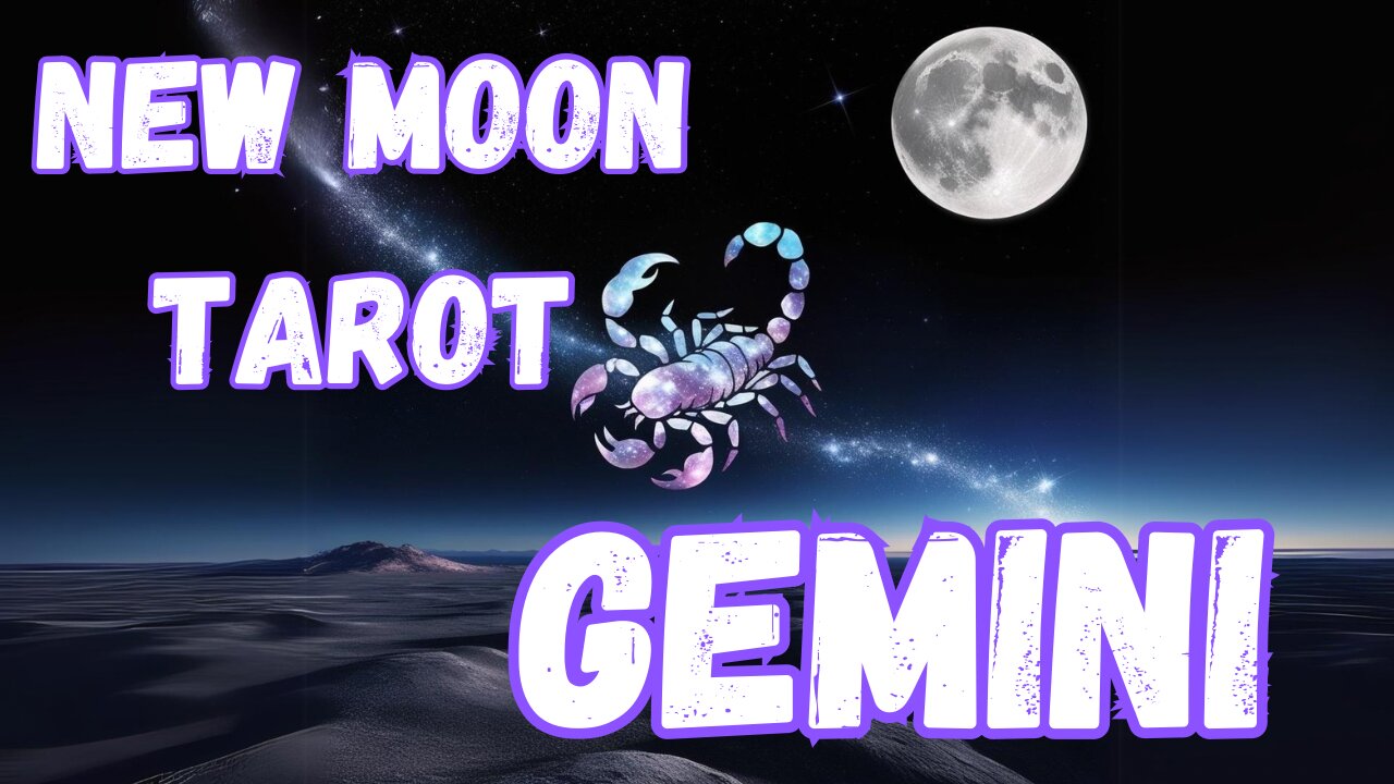 Gemini ♊️- New Moon in Scorpio Tarot reading #gemini #tarot #tarotary #newmooninscorpio