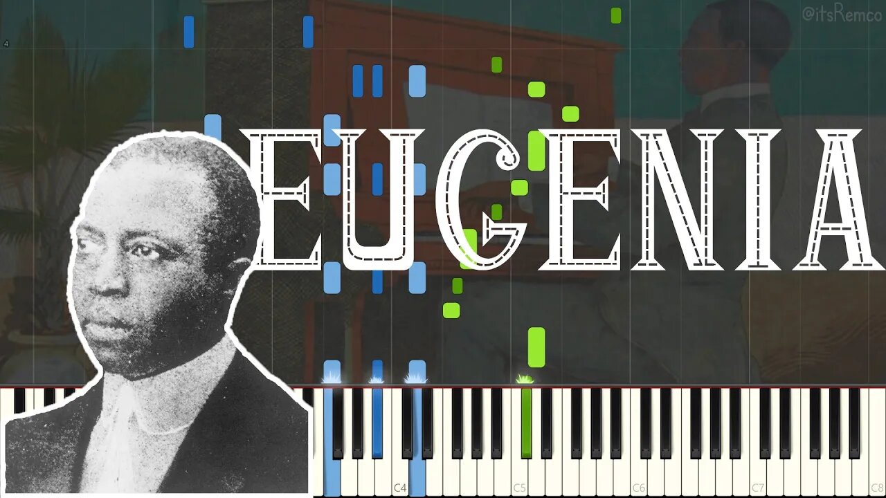 Scott Joplin - Eugenia 1905 (Ragtime Piano Synthesia)