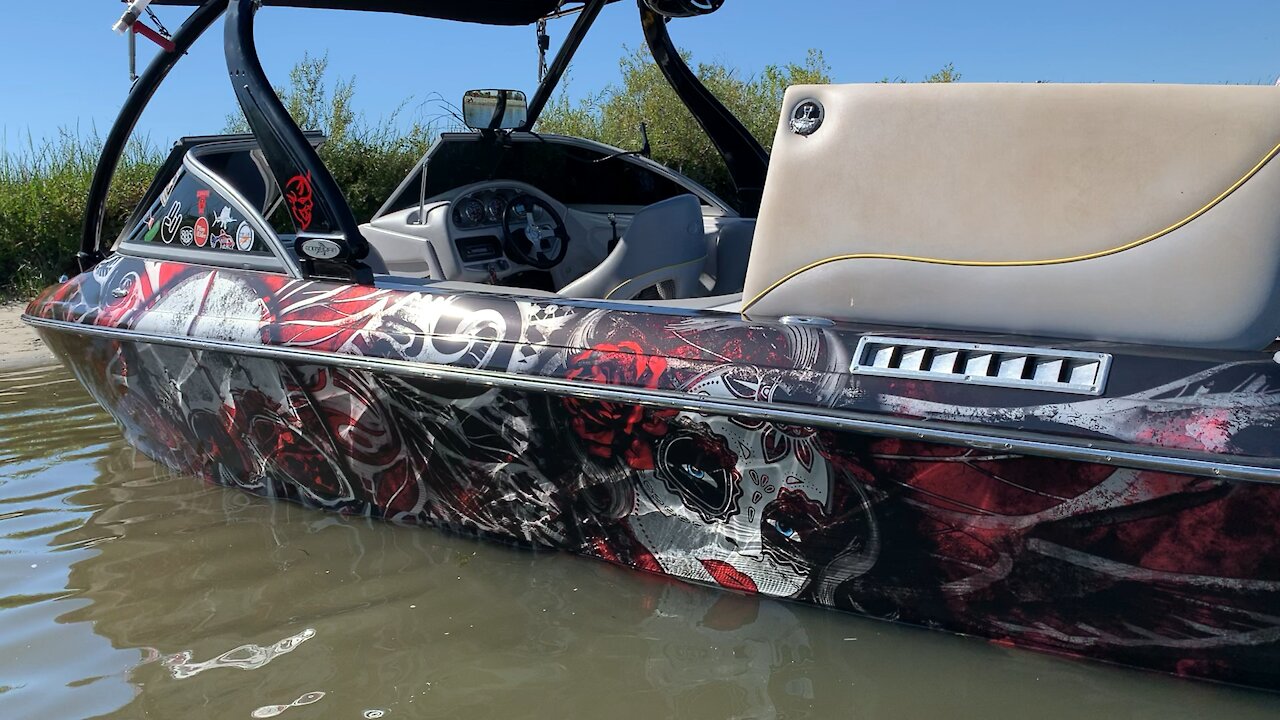 My boat on the beach