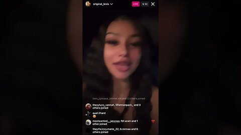 Original Lexis Baby Sitting On Instagram Live (17/05/23)