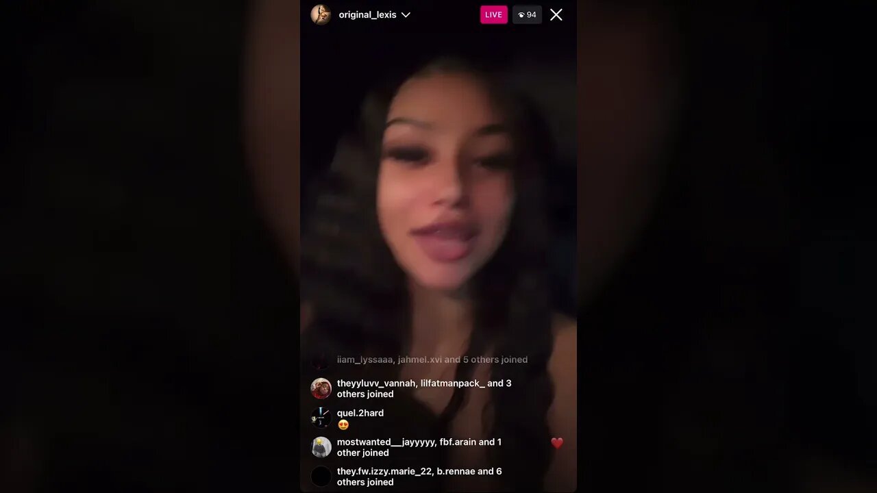 Original Lexis Baby Sitting On Instagram Live (17/05/23)