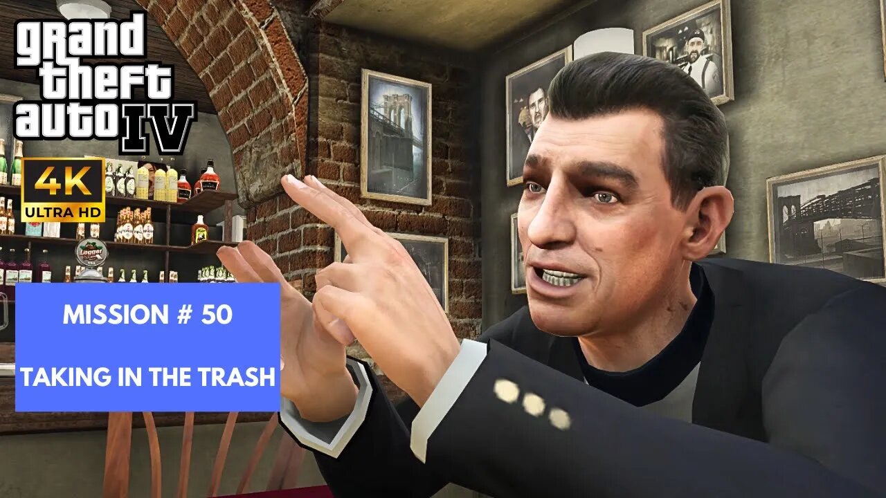 Grand Theft Auto IV | Mission - Taking in the Trash | 4K PC Gameplay