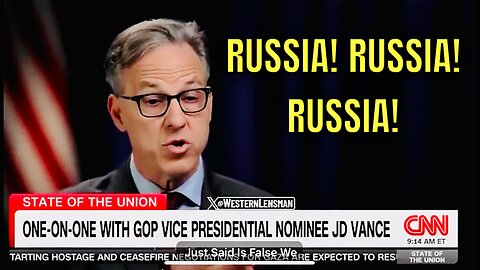 CNN’s Jake Tapper gets DESTROYED by J.D. Vance over Russia H0AX