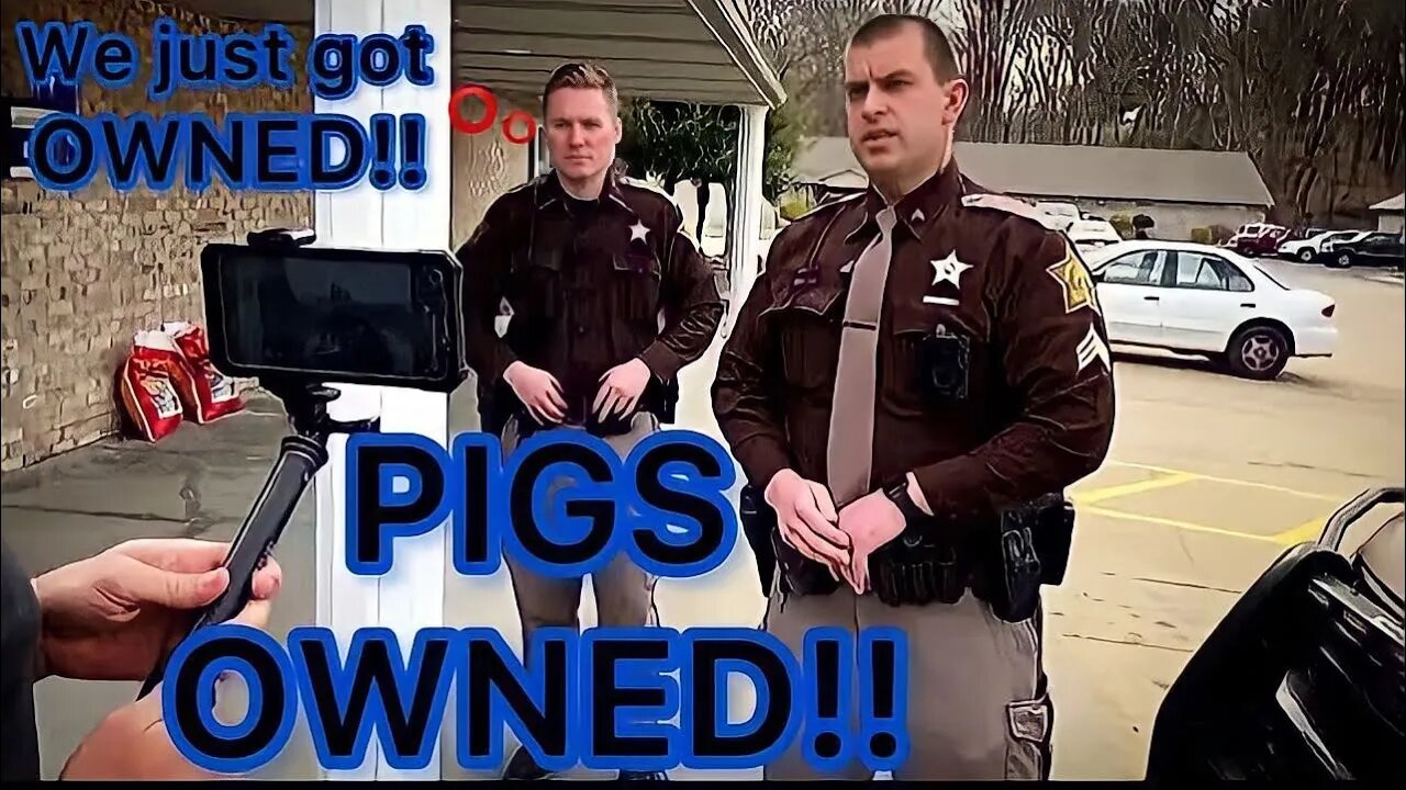 DEPUTIES LEARN A LESSON THEN DO THE DRIVE OF SHAME! COP TRIES TO BEAT ME AT MY OWN GAME! 1A FAIL!!