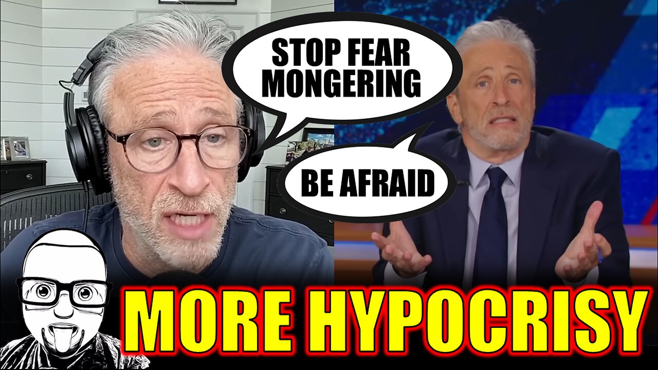 Jon Stewart BLASTS Media For Scaring People About Trump Yet Does It HIMSELF!