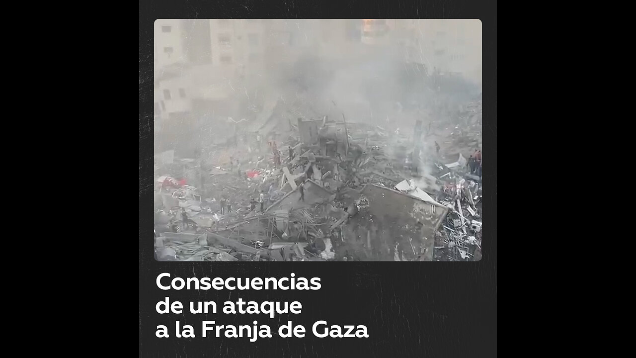 Corresponsal de RT muestra las consecuencias de un ataque a Gaza