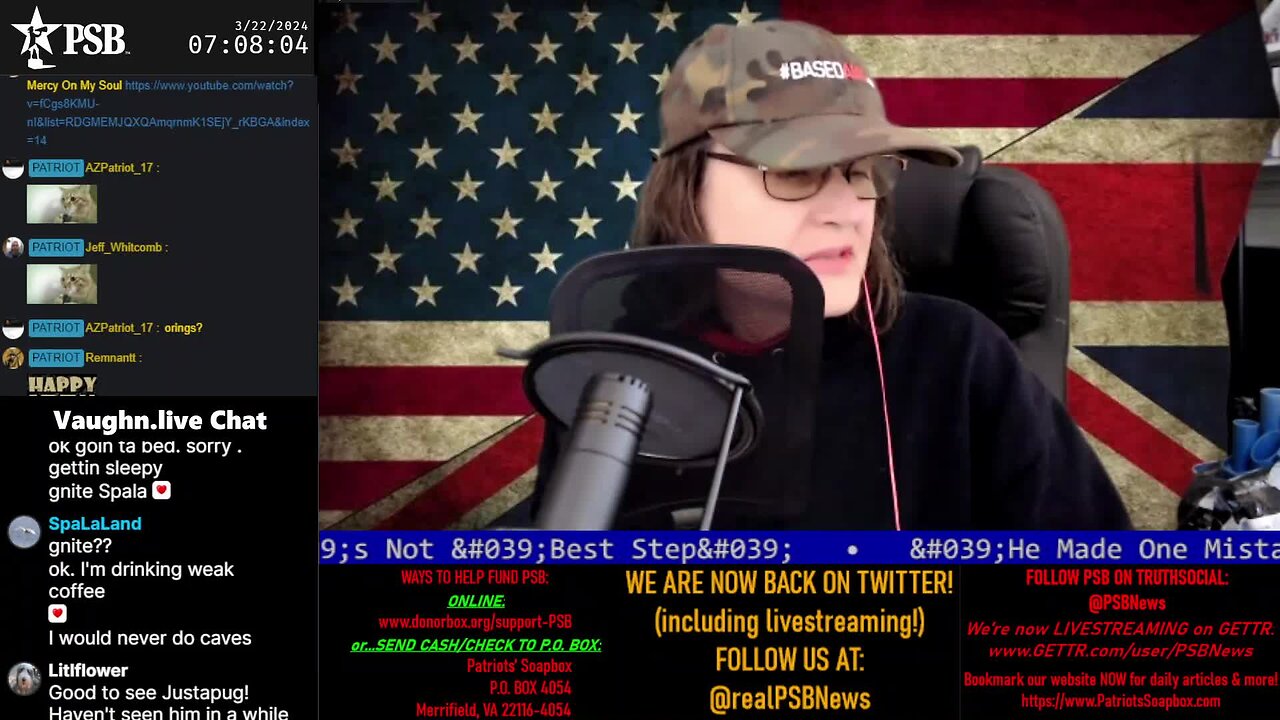 2024-03-22 07:00 EDT - Patriots Soapbox AM: with MykelJaye, SkyeBreeze