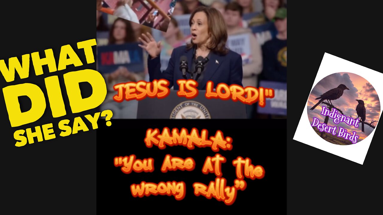 Kamala Harris hating on Christians on display by ridiculing a rallygoer for invoking the name of God