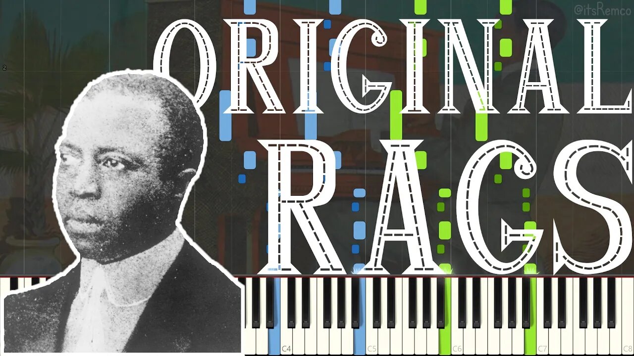 Scott Joplin - Original Rags 1899 (Ragtime Piano Synthesia)