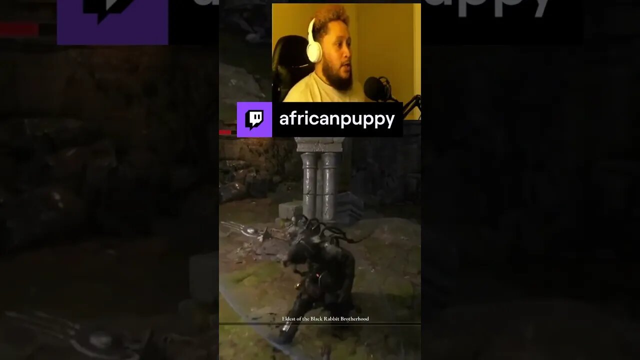 "I f*cking did it!... I broke my chair" | africanpuppy on #Twitch