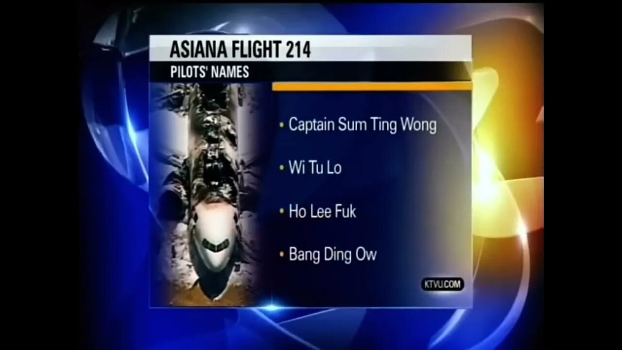 Asiana Flight 214 #NewsBlooper