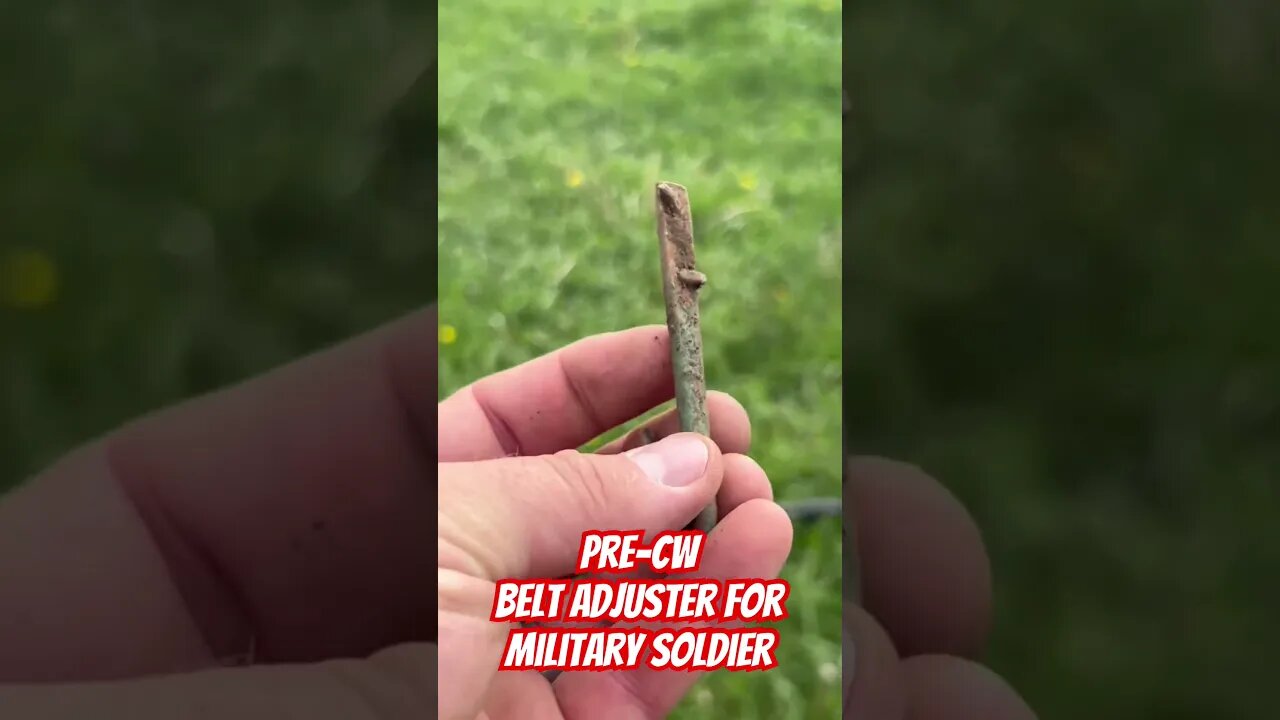 METAL DETECTING FINDS A BELT ADJUSTER FROM PRE-CIVIL WAR SOLDIER!