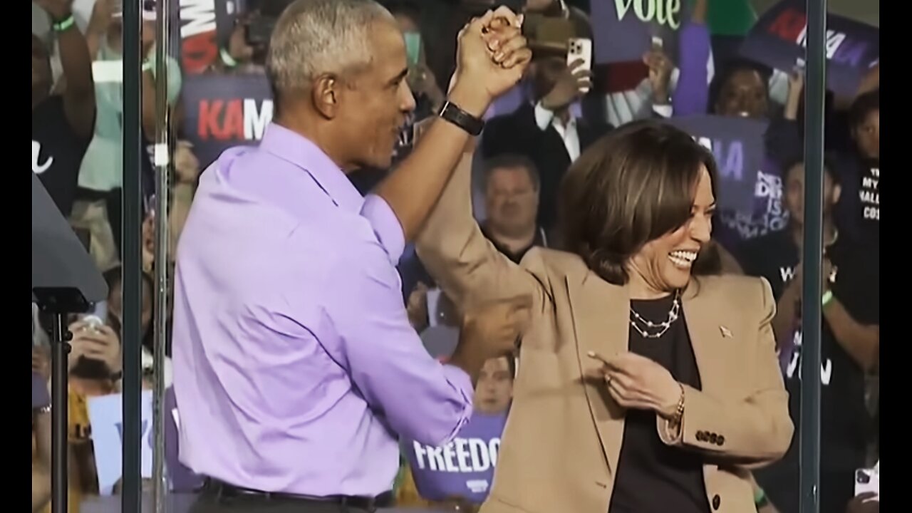 Kamala Harris recibe el apoyo de Obama en Georgia