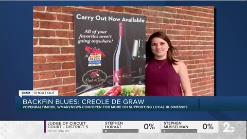 Backfin Blues: Creole de Graw says "We're Open Baltimore!"