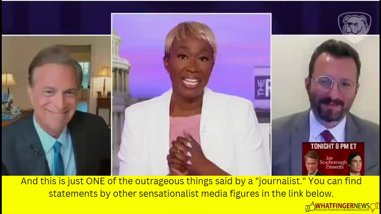And this is just ONE of the outrageous things said by a "journalist." You can find statements