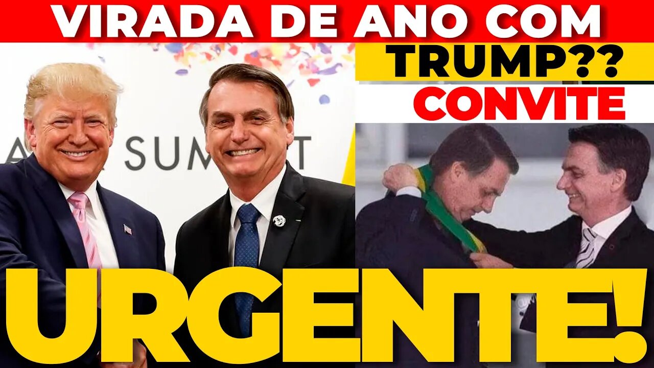 🔴URGENTE: Bolsonaro foi convidado passar virada do ano na casa de Donald Trump🔴+ AS ÚLTIMAS NOTÍCIAS