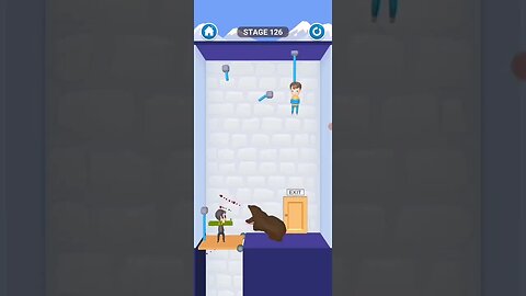 rescue cut rope puzzle 😎 #shorts