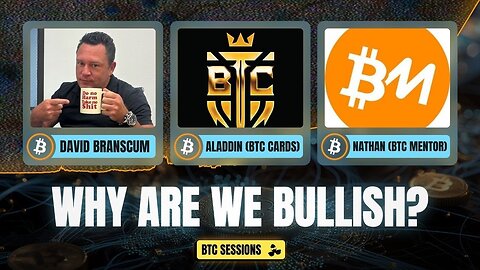 WHY ARE WE BULLISH? David Branscum, Aladdin (BTC Cards), Nathan Fitzsimmons (The BTC Mentor)