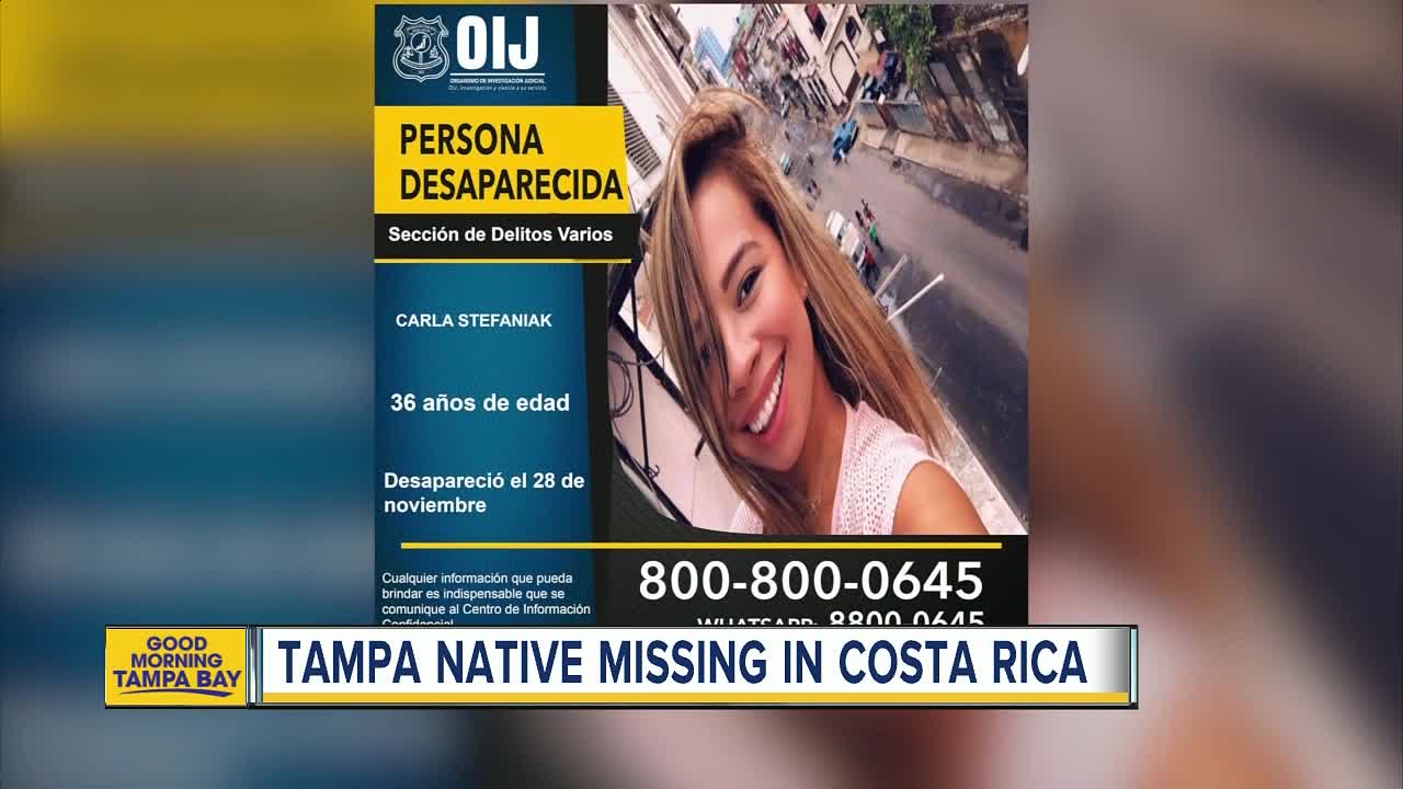 Tampa native reported missing in Costa Rica